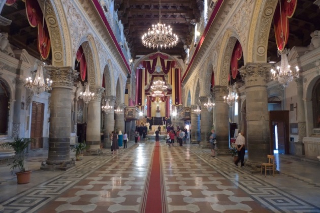 Catedral de Enna. Interior